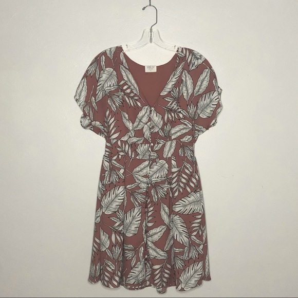 Pink Floral Sienna Sky button up dress - Picture 2 of 5